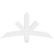 Ekena Millwork Alberta Architectural Grade PVC Gable Bracket, 48"W x 24"H x 4"D x 4"F, 12/12 Pitch GBP048X24X0404ALB00 - alternate 3